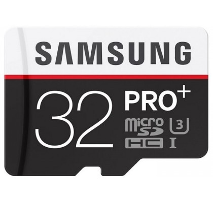Card de memorie Samsung MicroSDHC PRO Plus, 32GB, Class 10, UHS-I + Adaptor